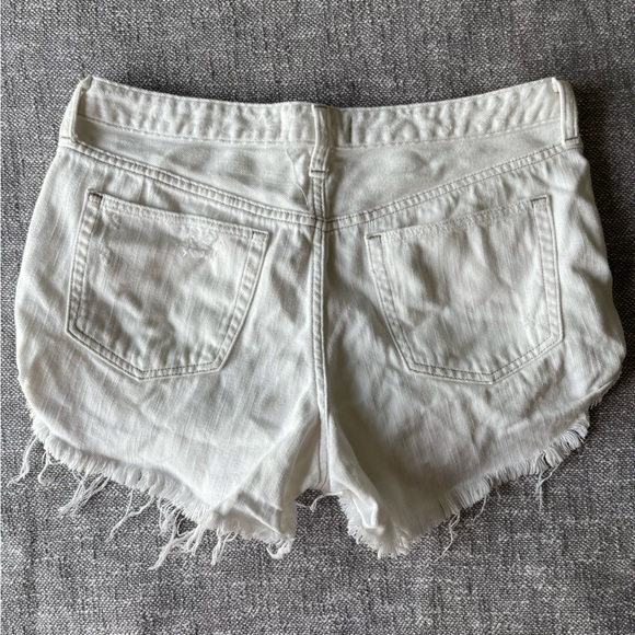 Free People Cut Off Denim Shorts - Picture 2 of 4